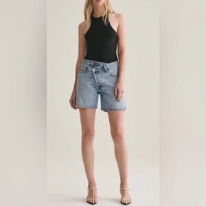 AGOLDE Criss Cross Shorts in Momentum | Size 26 | Retail $178
